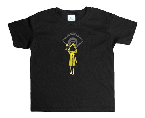 Remera Negra Little Nightmares Art#12