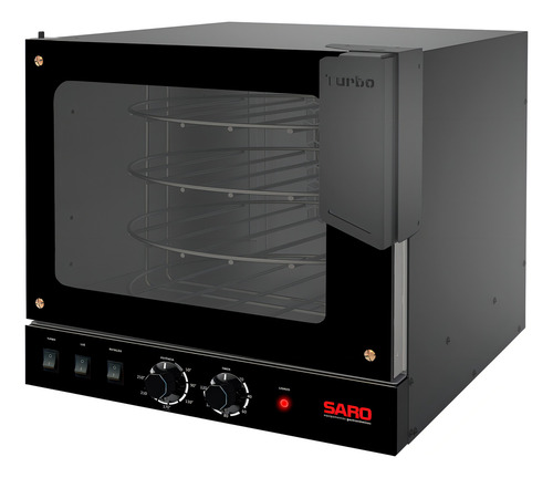 Forno Smart Saro Turbo Convector 4 Esteiras Em Inox 127V