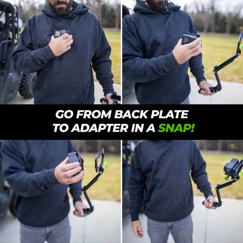 Soporte Para Casco De Cámara De Acción Snap Mounts Pro Para