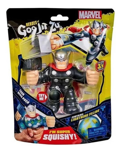 Goo Jit Zu Super Heroes Muñeco Marvel Figuras Flexibles