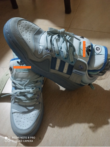 Imagen 9 de 9 de Zapatillas adidas Bad Bunny. No Nike Shox Tl1