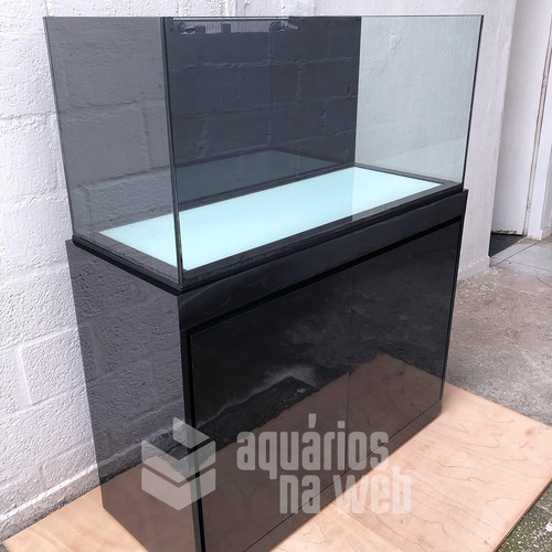 Imagem 6 de 10 de Aquário Completo 110x45x50 8mm Lapidado Com Sump E Móvel