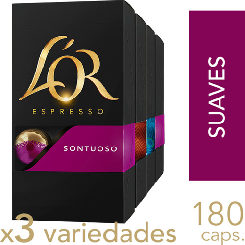 Kit 180 Cápsulas Café L\'or Suaves Compatível Com Máquin