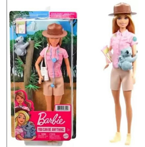 Boneca Barbie Zoóloga - Você Pode Ser Qualquer Coisa