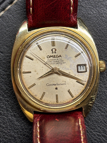 Reloj Omega Constellation Automático Café Dorado Beige (Usado)