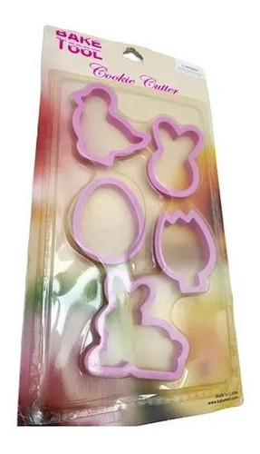 5 Molde Galleta Plastico Reposteria Pnr 2543 Xavi