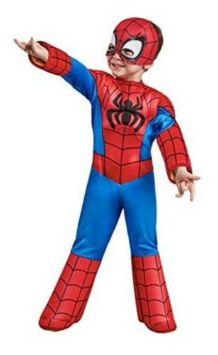 Disfraz Talla (3|4 Toddler) Para Niños De Spider-man De