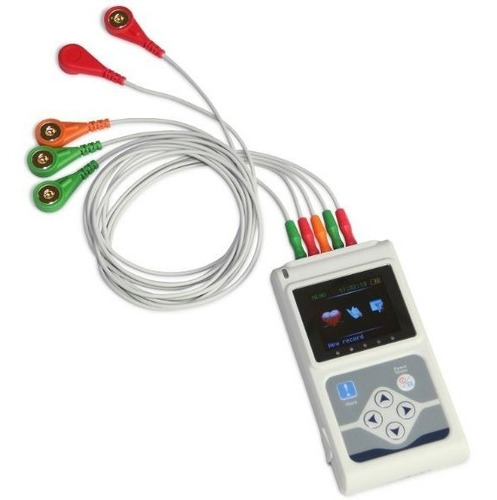 Holter Arritmia Cardíaca Profesional 3 Canales Contec