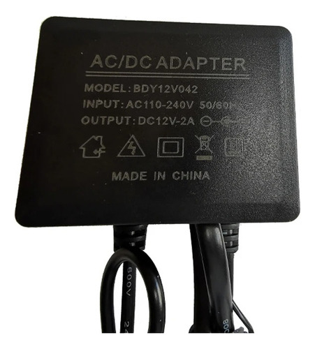 Adaptador Convertidor De Corriente Para Exteriores,12v Y 2a