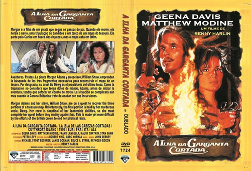 A Ilha Da Garganta Cortada / Geena Davis / Dublado / Dvd7724