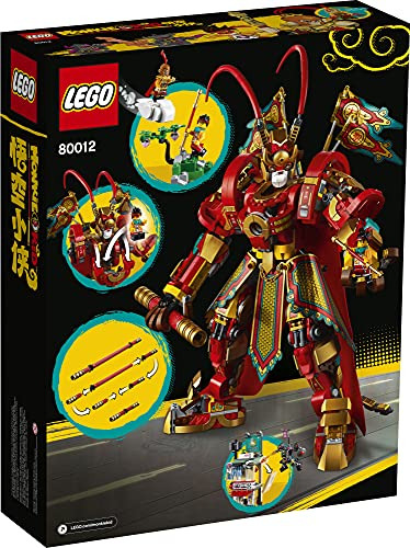 Construção De Brinquedos Lego Monkie Kid Monkey King Warrior