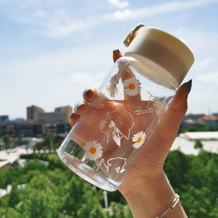 Botellas De Agua Plásticas Pequeñas De 550 Ml Con Forma De M