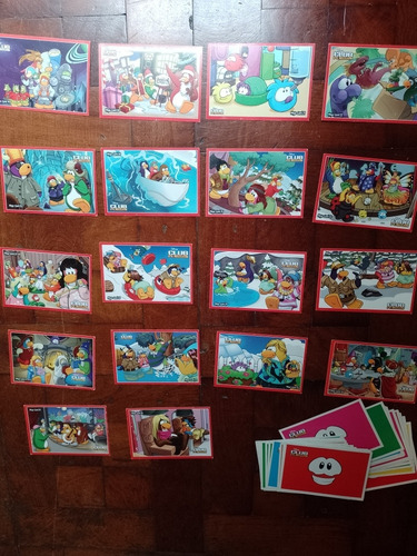Mega Cards Club Penguin Coleccionista X18