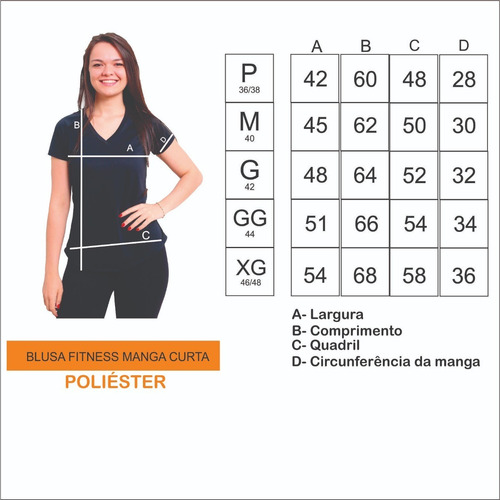 Kit 3 Blusas Fitness Dry Fit Poliéster Academia Feminina