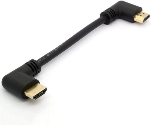 Cable De Extensión Hdmi 2.0 De 90 Grados Hdmi Macho En Ángul