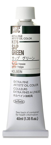 Holbein Artista Color Al Oleo Savia Verde 1.4 Fl Oz