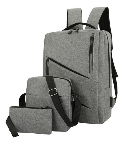 Mochila Impermeable Para Computadora De Tres Piezas