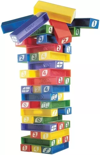 Jogo Uno Stacko Colorido 45 Peças Original - Mattel no Shoptime