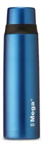 Comprar Termo Para Agua Café Bebidas Calientes Mega 1 Litro Bala Color Azul-negro