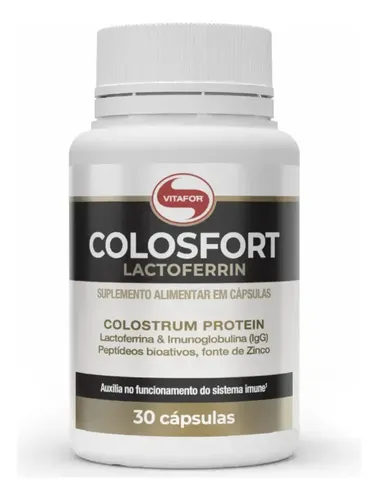 Colosfort Lactoferrin Vitafor 30 Cápsulas
