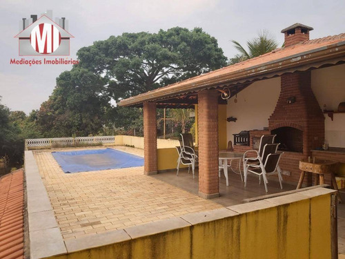 Linda Chácara, Casa De Caseiro, 5 Dormitórios, Piscina, Pomar, Pomar, Salão De Jogos, À Venda, 12200 M² Por R$ 750.000 - Zona Rural - Pinhalzinho/sp - Ch0768