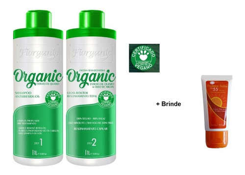 Imagem 1 de 2 de Escova Fiorganic 1,0 L - 0% Formol