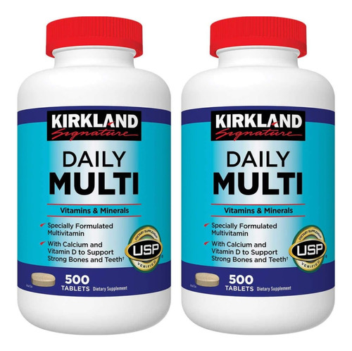 Daily Multi Kirkland Signature 500 Tabs Multivitamínico