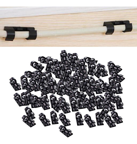 Tachiuwa 100 Pieces Self Adhesive Wire Tie Cable Clips
