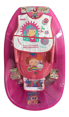 Bañera Equipada Para Niñas Rosa Distroller Mayware Nina