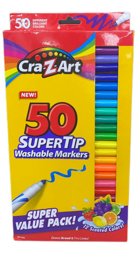 Marcadores Super Tips Crazart 50 Unidades 