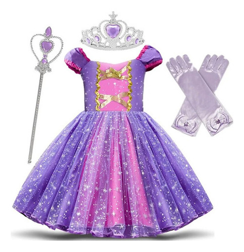 Disfraz De Princesa Para Niña  Carnaval  Para Bebés Y Niños