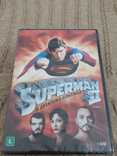 Dvd Superman Ii A Aventura Continua Novo Dc Comics
