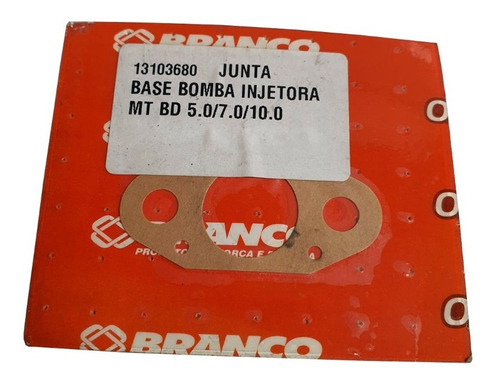 Junta Base Bomba Injetora Branco Mt Bd 5.0/7.0/10.0