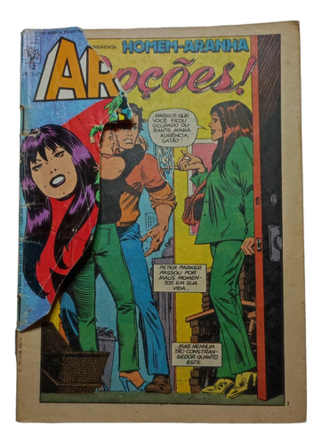 Homem-aranha- Gibi N°52 Sem Capa 1987 (Usado)