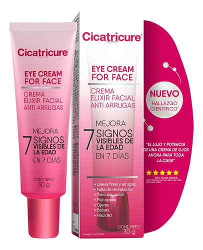Cicatricure Eye Cream For Face Elixir Facial Anti Age30g Momento de aplicación Día/Noche Tipo de piel Todo tipo