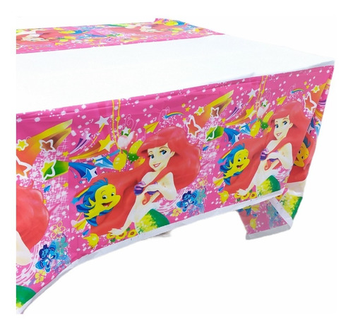 Frozen Ana Y Elsa Mesa Fiesta Plastico Rectangular Infantil