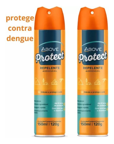 12 Repelentes En Aerosol P/ Mosquitos Above Importado 150ml