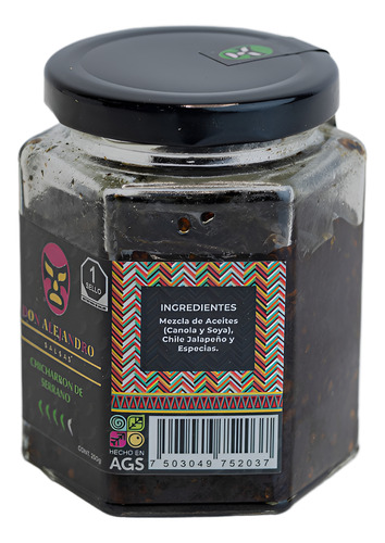 Don Alejandro Salsa Macha Gourmet Y/o Chicharrón Chile 2 Pza