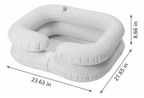 Lavabo Inflable Portátil For Champú Junto A La Cama