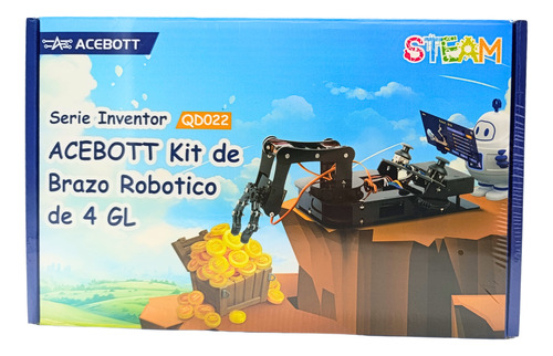 Brazo Robotico Acebott Esp32 Smart Compatible Arduino