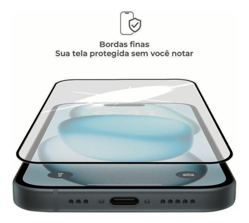 Película 3d Temperada P/ Celular Ip 6,86 Polegadas