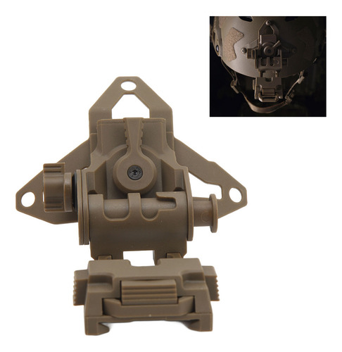 Casco De Visión Nocturna Nvg Base Mount Plegable Y Ajustable