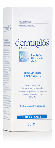 Emulsion Hidratante De Dia Dermaglos Facial X 70 Ml