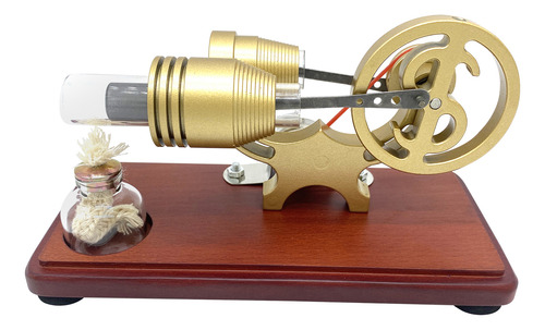 Modelo De Motor Hot Stirling Engine, Modelo Dollar Flywheel