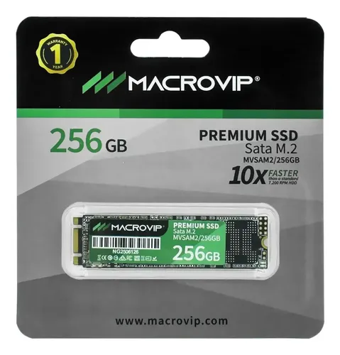 interno Macrovip Mvsam2/256gb 256GB verde | MercadoLivre