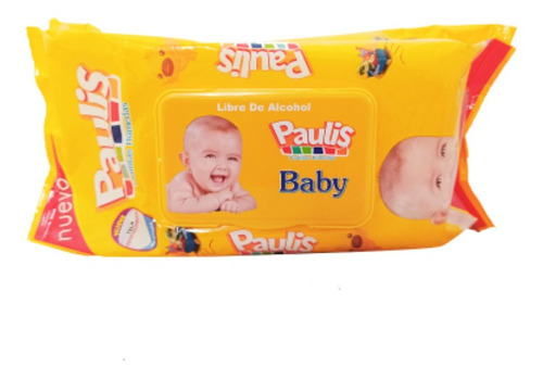 Pañitos Húmedos Paulis X100  - Unida - Unidad a $95