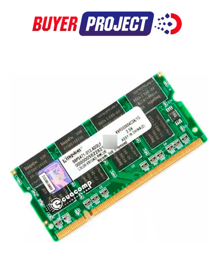 Memoria Ram Ddr Kingston 1gb Pc-2700 333mhz Sodimm Laptop