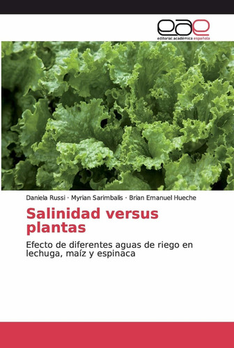 Libro Salinidad Versus Plantas: Efecto De Diferentes Ag Lcm4