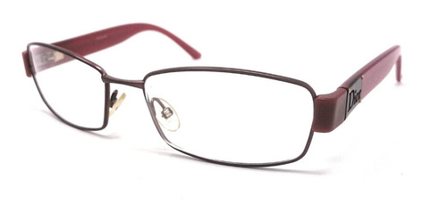 Lente Óptico Christian Dior Cd3683 Square Copper Brown Red 