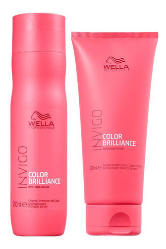  Kit Wella Pro Invigo Color Brilliance - Sh E Cond
